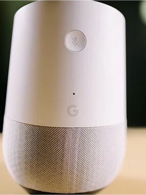 google White Smart Home Voice Speaker